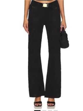 ASTA RESORT crochet Gisele pants. No belt. NEW
